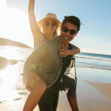 Couple on beach